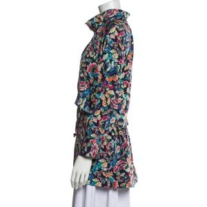 No.6 Store Floral Print Silk Blazer